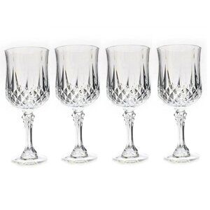 Cristal D’Arques ~ Set of 4 ~ Crystal Goblets, 7+" Tall